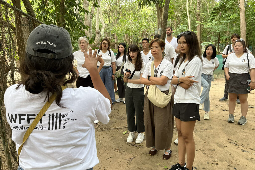 Asia My Way team participating in a wildlife awareness workshop in Thailand